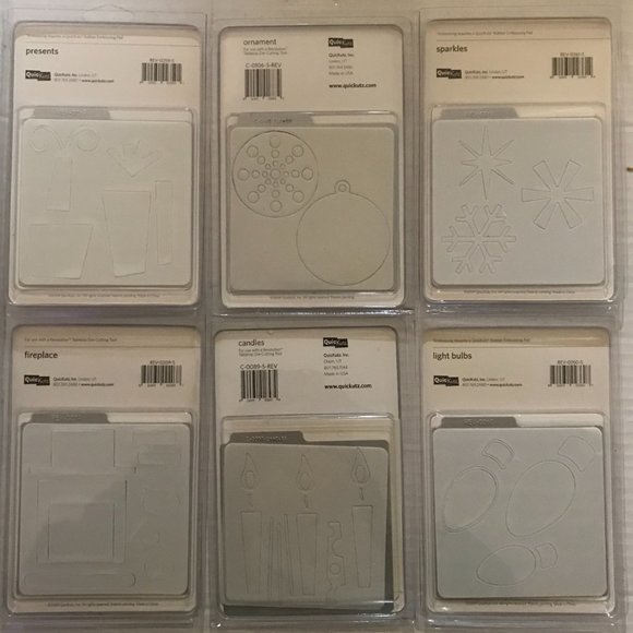 Quickutz We R Memory Keepers 4x4 inches Christmas dies bundle - Picture 2 of 16